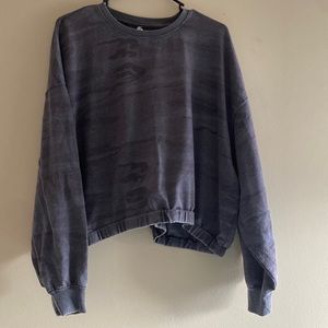 Z supply navy/gray camo sweater